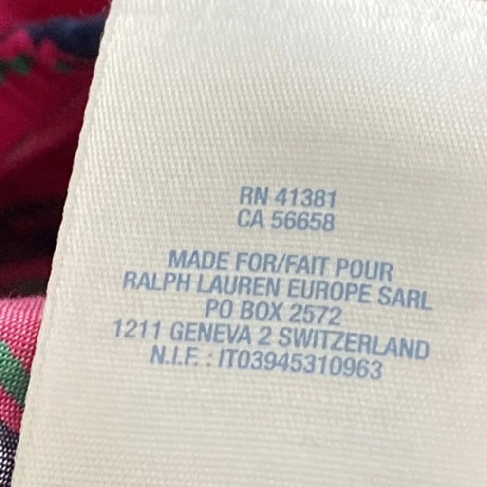 Ralph Lauren Pink & Navy Striped Bloomer Shorts – Baby Girls 6M